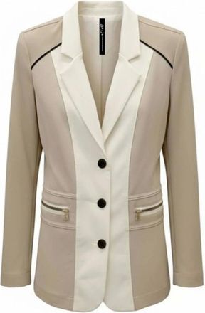 Zip73 Dames, Jassen, Beige, Maat: 3XL