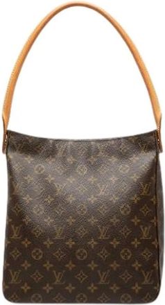 Louis Vuitton Pre-owned Looping GM - Dames - Vintage Schoudertas - Bruin - ONE Size - Leer - Vintage