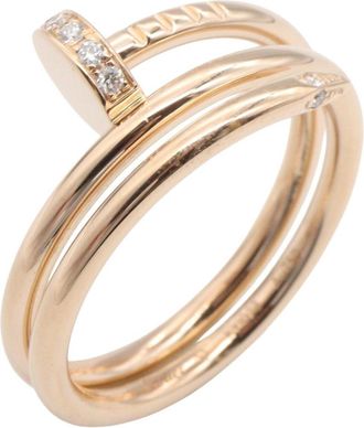 Cartier Gold Clear Pink Gold (18K) Band Ring (Pre-Owned)