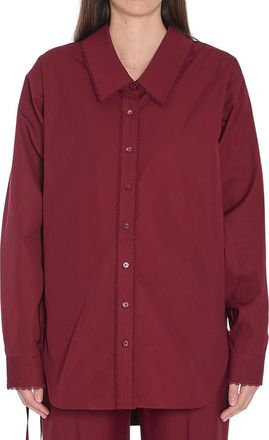 Gucci Red Relaxed Solid Shirt