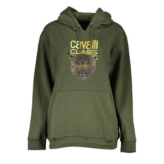 Cavalli Verde Polyester Woman Womens Sweatshirt