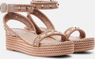 Valentino Garavani Sandali con platform Rockstud