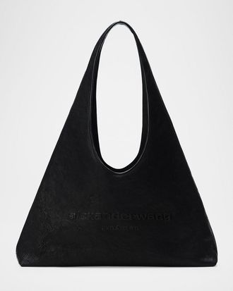 Alexander Wang Pike Small Pebbled Leather Hobo Bag