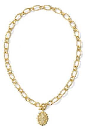 Kendra Scott Abuelita Pendant Necklace in Gold Metal at Nordstrom