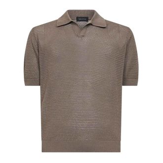 Tagliatore Polo Shirts, male, Brown, Size: 2XL Finlay Polo Shirt