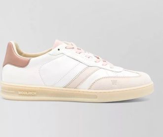 Woolrich leather low-top sneakers