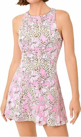 Lilly Pulitzer Upf 50+ Luxletic Westley Active Dress In Conch Shell Pink Wildness