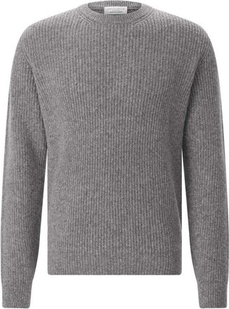 Roberto Collina Truien & Vesten, Heren, Grijs, 3Xl, Wol, Round-neck Truien