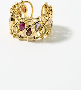 Leticia Ponti Womens Mady open ring