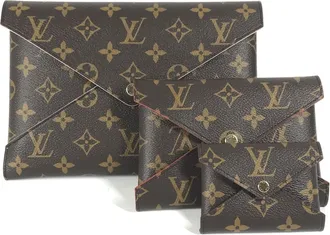 Louis Vuitton Brown Monogram Monogram Clutch Bag Pochette Pouch (Pre-Owned)