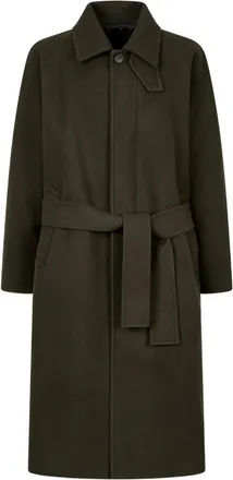 STUDIO TOMBOY belted wool coat - Green