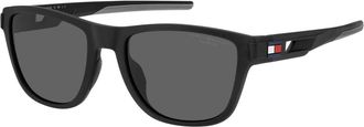 Tommy Hilfiger Polarized Grey Rectangular Mens Sunglasses TH 1951/S 0003/M9 55