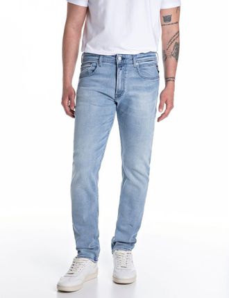 Replay Straight-Jeans REPLAY GROVER, Herren, Gr. 31, L&auml;nge 30, light blau c42, Denim/Jeans, Obermaterial: 94% Baumwolle, 4% Elastomultiester, 2% Elasthan, st