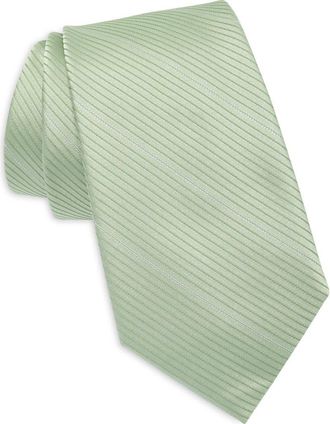Calvin Klein Britta Stripe Tie in Sage at Nordstrom Rack