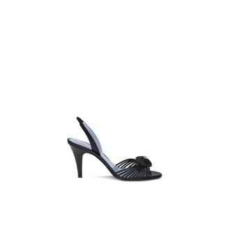 Valentino Garavani High Heel Sandals, female, Black, 6 UK, Heart Detail Leather Sandals