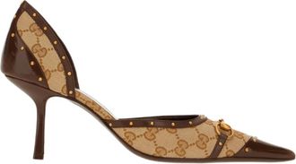 Gucci Schoenen, Dames, Bruin, 36 EU, Leer, Savoy Pump
