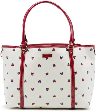 Gucci Pre-owned Gucci Medium GG Supreme Hearts Joy Tote Ladies BOIUXIXP9D3M8BV4