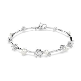 Swarovski Kristallen armband in zilveren stijl - Dames - Armbanden - Grijs - ONE Size - Accessoires
