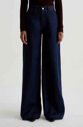 AG - Adriano Goldschmied Deven Ultra High Waist Wide Leg Trouser Jeans in Access at Nordstrom Rack, Size 32