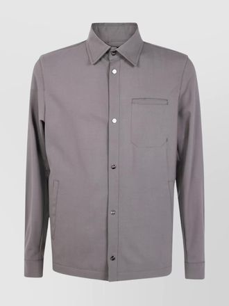 Herno wool shirt jacket