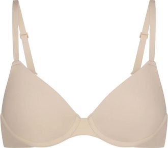 SKIMS Stretch-jersey T-shirt bra - Cream - 36DDD