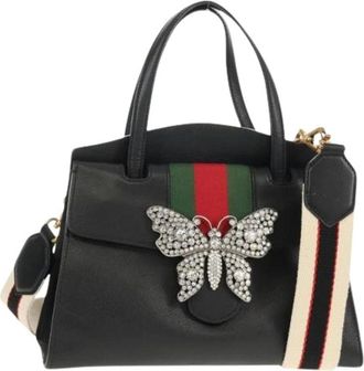 Gucci Pre-owned Handbags, female, Black, Size: ONE SIZE Pre-owned Handbag