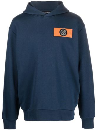 Plein Sport Tiger Crest Edition hoodie - men - Cotton - M - Blue