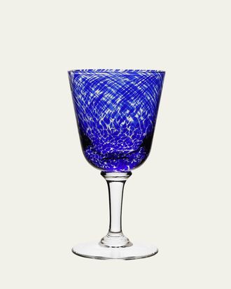 William Yeoward Vanessa Glass Water Goblet, Blue