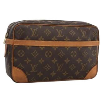 Louis Vuitton Pre-owned Clutches, female, Brown, Size: ONE SIZE Pre-owned Vintage Monogram Clutch