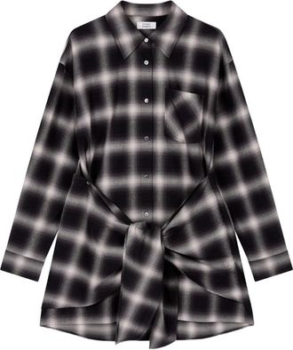 STUDIO TOMBOY Camicia a quadri - Nero