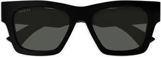 Gucci Occhiali da sole squadrati - Nero