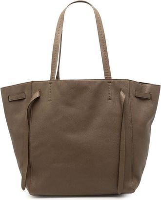 Celine Pre-owned Celine Small Leather Phantom Cabas Tote Ladies S-LA-4144
