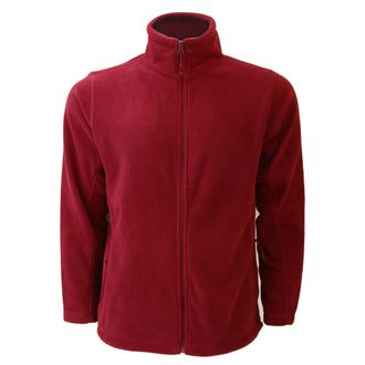 Russell Athletic Russell Heren Full Zip Outdoor Fleece Jacket (Klassiek rood)