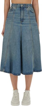 Haikure Serenity Midi Skirt-Donna