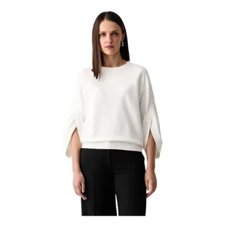Joseph Ribkoff Jersey de punto cepillado con mangas tulip&aacute;n - Knitwear - Mujer - Blanco - L