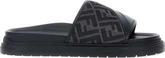 Fendi Fendi Diagonal Sandali Nero-Uomo