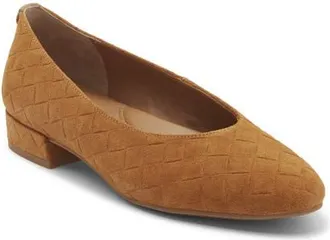 Gentle Souls Awilla Embossed Flat in Oak Suede at Nordstrom, Size 5.5