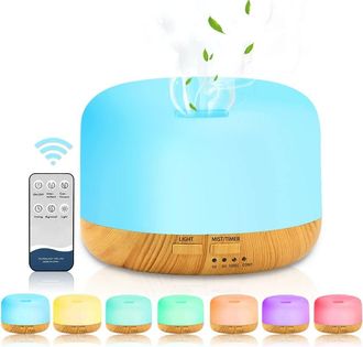 OEM Difusor De Aceites Esenciales, Humidificador Ultras&oacute;nico De Aromaterapia De 300 Ml, Regalo Para El D&iacute;a De La Madre, Difusor El&eacute;ctrico De Aromaterapia 
