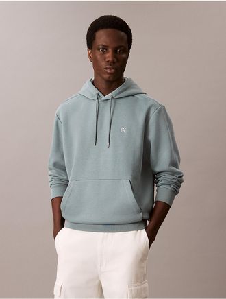 Calvin Klein Jeans Calvin Klein Mens Archive Logo Fleece Hoodie - Grey - 2XL