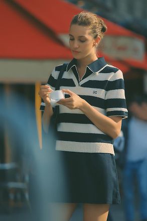 Maeve Twofer Polo Romper