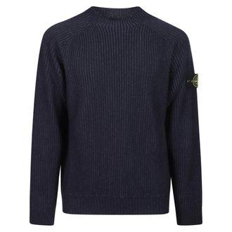 Stone Island Two-Tone Vanis&eacute; Kasjmier Trui - Heren - Truien - Blauw - Maat: L Kasjmier