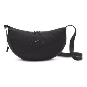 Nike Aura 4L Crescent Crossbody Bag Black Gunmetal HQ4370-013