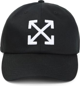 Off-white Cappello da baseball con logo - Nero