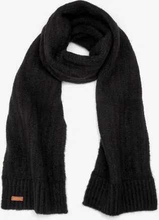 Cole Haan Womens Ladder Stitch Scarf - Black