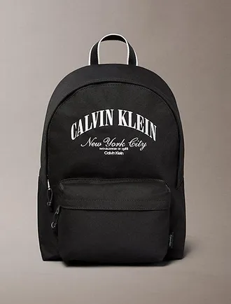 Calvin Klein Heritage logo grafische trolley rugzak