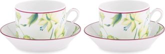 Ginori 1735 Empire Set of 2 Tea Cups with Saucer