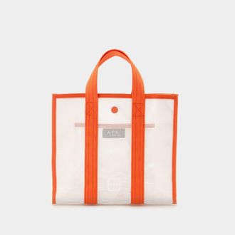 A.P.C. Kleine Boodschappentas Louise - A.P.C. - Pvc - Oranje