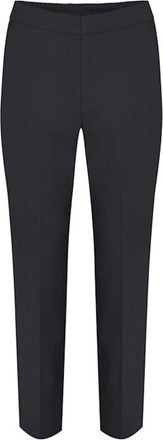 Inwear Marineblauwe Flare Broek met Elastische Taille - Dames - Slim Fit Broeken - Blauw - 3XL - Broeken
