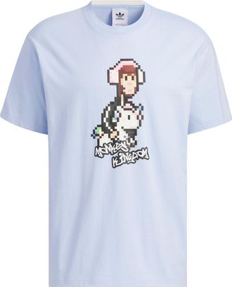 adidas originals x Monkey Kingdom Graphic T-shirt Light Blue IP1799