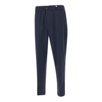 Myths Slim-fit Trousers, male, Blue, Size: L Ade Trousers